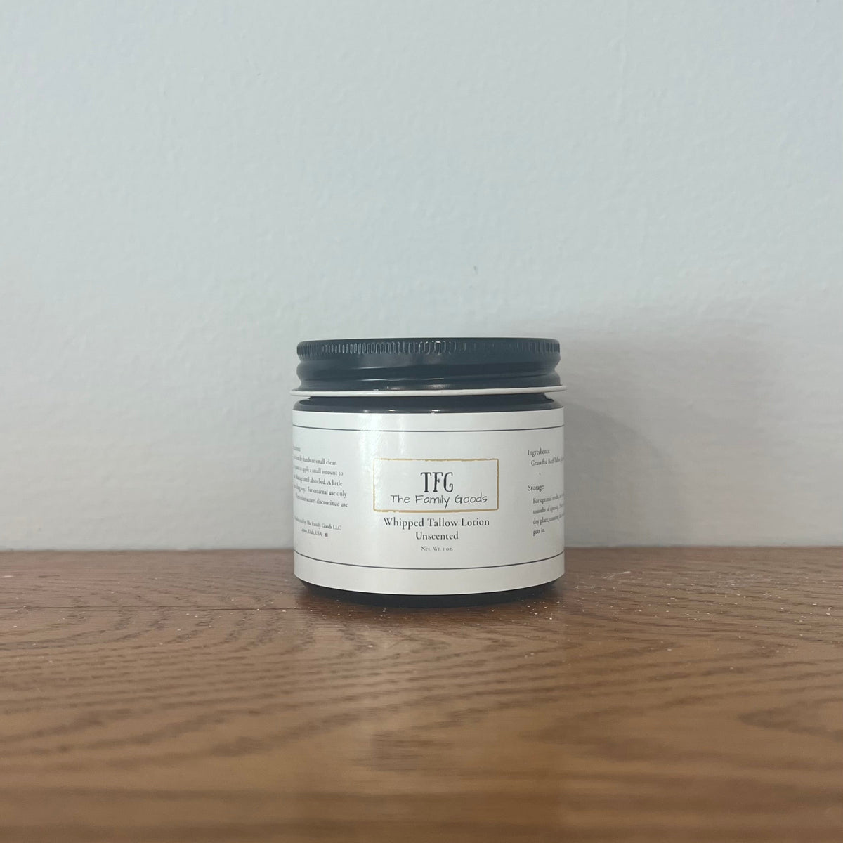 Unscented Whipped Tallow Lotion 1 oz