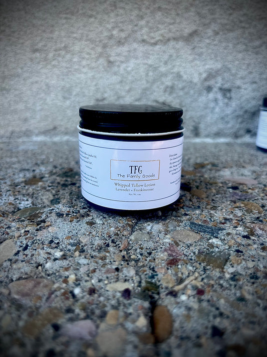 Lavender + Frankincense Whipped Tallow Lotion 1 oz